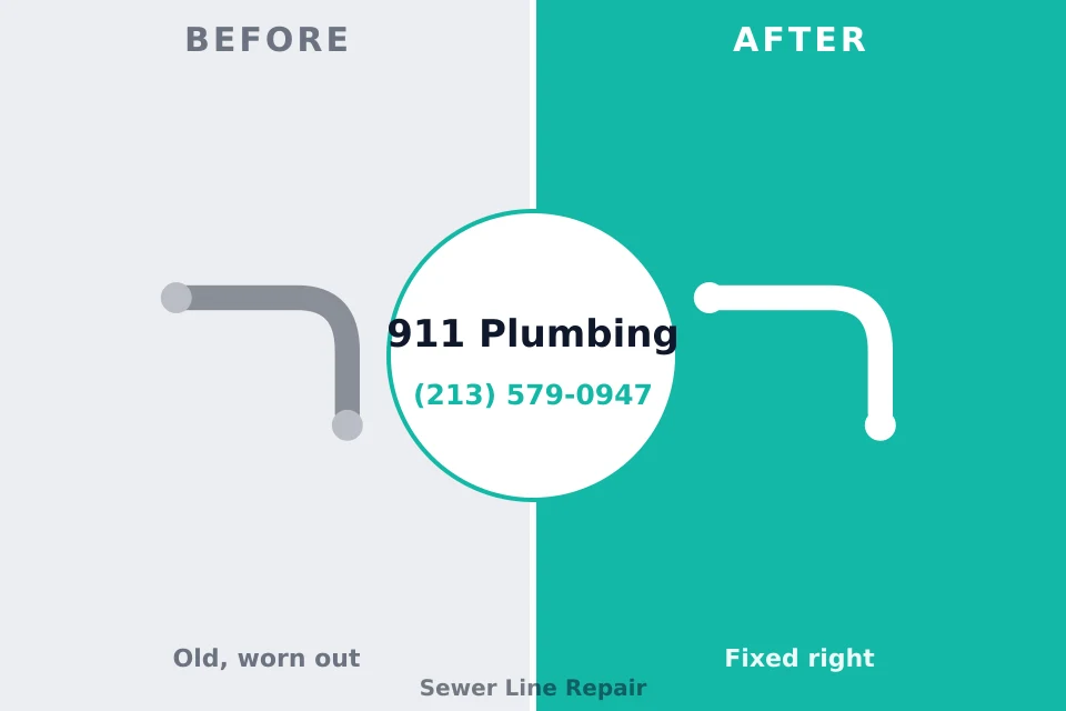 Before and after: plumbing repair Mahnomen, MN